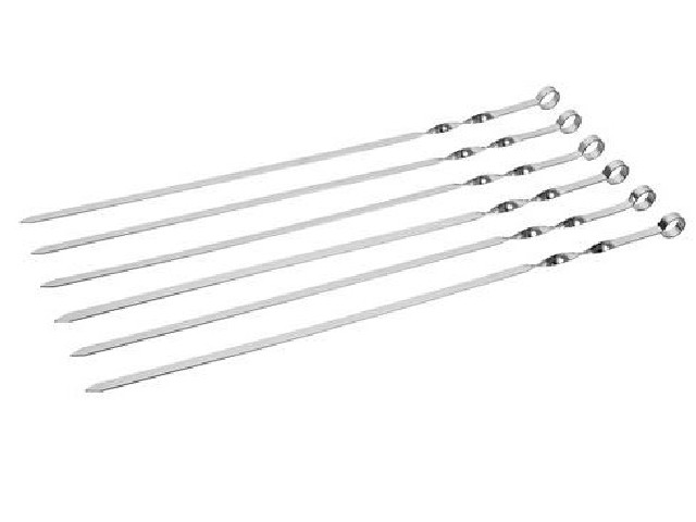 Шампур угловой 370х10х0,8 мм из нерж стали 61371/50